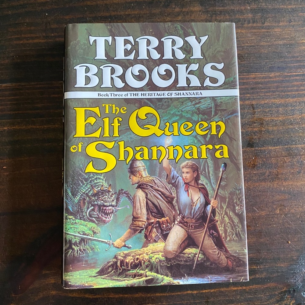 The Elf Queen of Shannara Terry Brooks 1st Edition/1st Print Hardcover 1992 Book